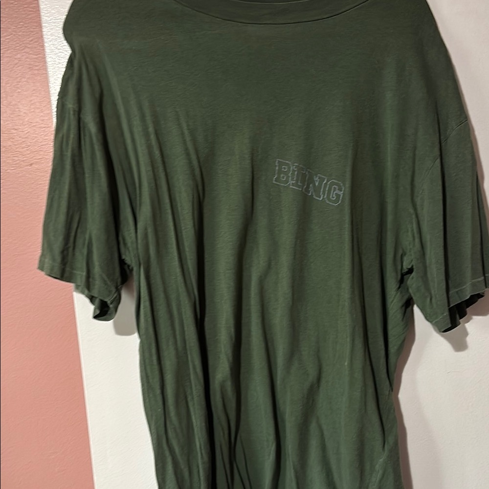 Anine Bing Olive Short Sleeve Tee